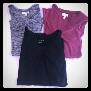 Lot of 3 Maternity Shirts 👚Medium